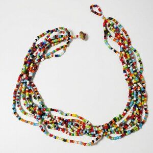 Multicolor Handmade Beaded Necklace
